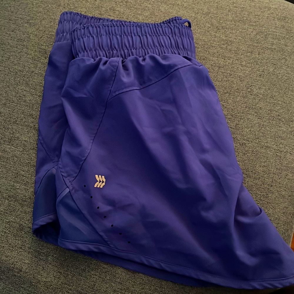 all in motion navy running short size XS